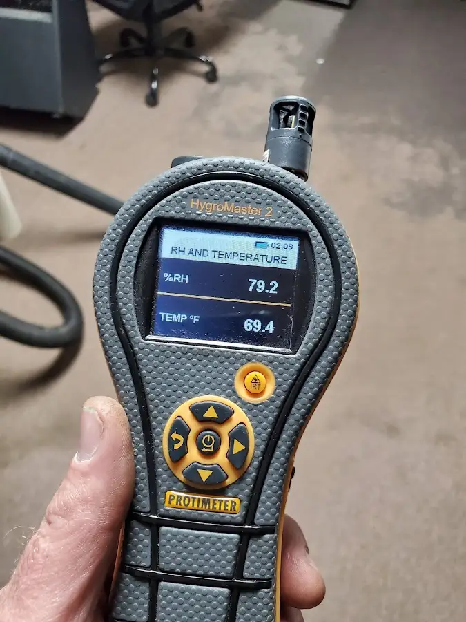 Moisture meter humidity assessment for Fire & Smoke Damage Restoration in Malverne